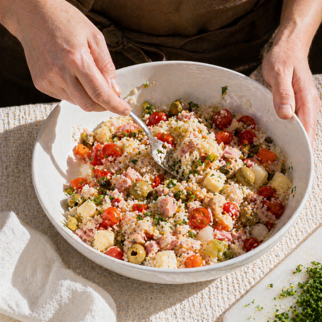 Insalata di riso: ingredients