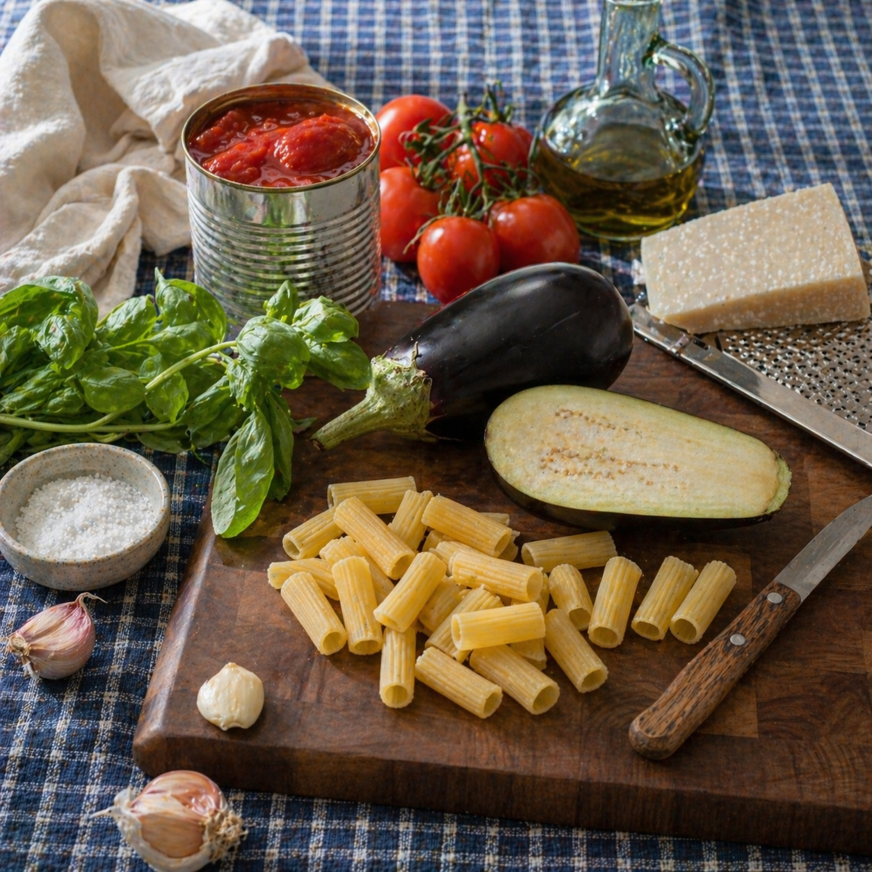 Pasta alla Norma: ingredients