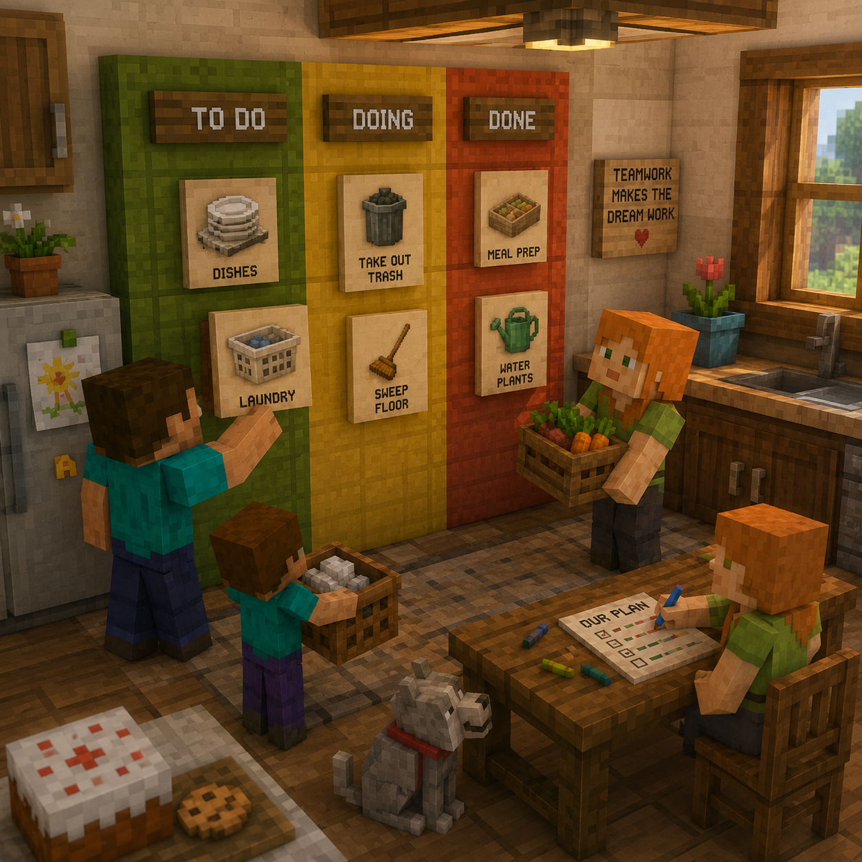 Kanban for the Family Kitchen: Visualizing the Household Workload